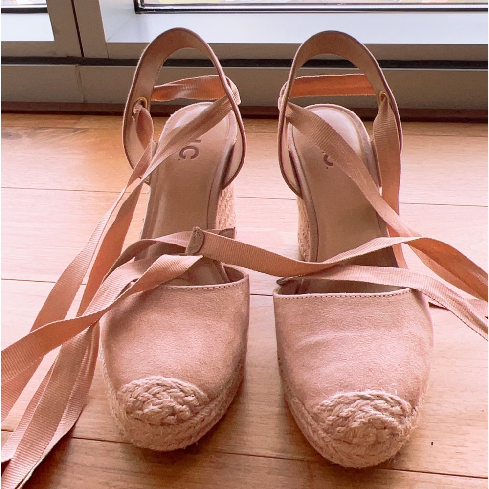 INC Espadrilles Wedges 6
